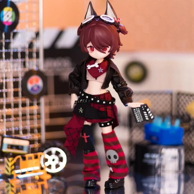 CALEMBOU Electronic Cute Pet Series BJD Blind Box, Electronic Pet Game World 20Cm Ball Jointed Doll, Cute Dress up Doll with Joints Collection Action Figure Toys Playset Birthday Christmas Gifts for Girls Boys