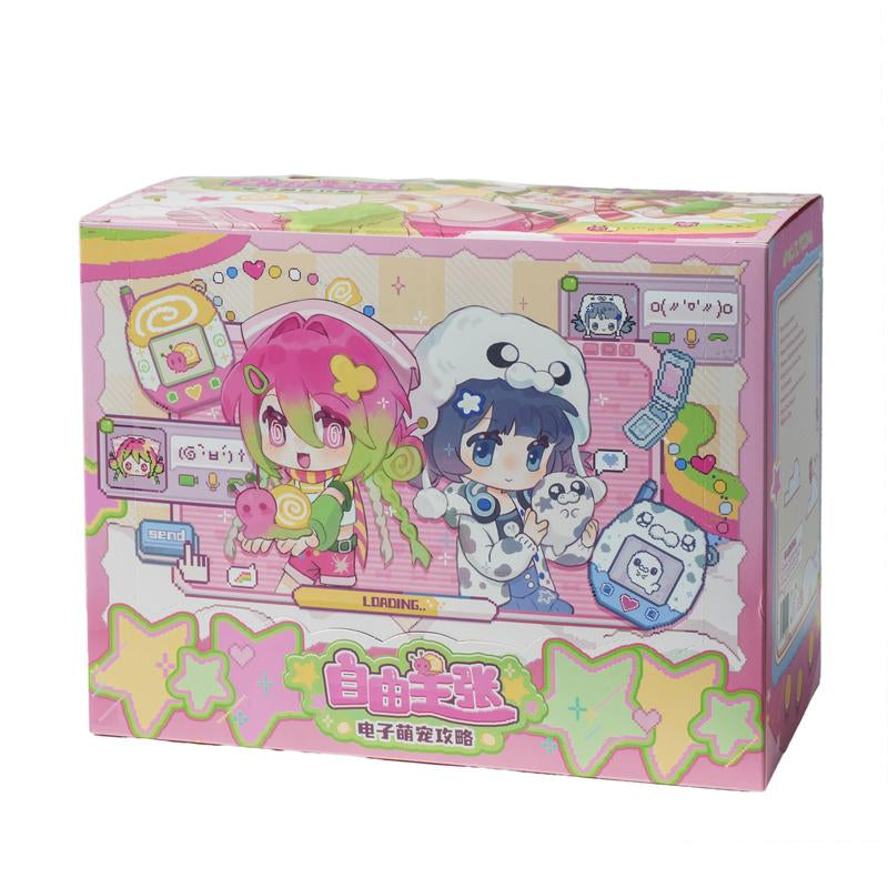 CALEMBOU Electronic Cute Pet Series BJD Blind Box, Electronic Pet Game World 20Cm Ball Jointed Doll, Cute Dress up Doll with Joints Collection Action Figure Toys Playset Birthday Christmas Gifts for Girls Boys