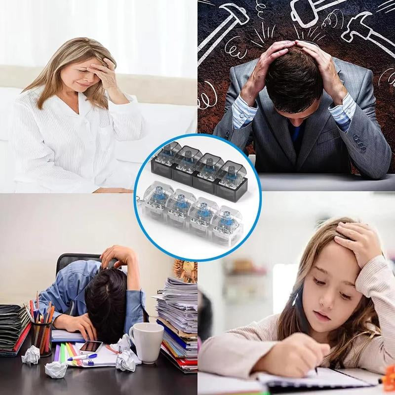 Fidget Toys, LED Keyboard Keychain, Fingertip Clicker, Stress Relief Keychain, Stress Relief Gadgets, Fun Pendant for Boys Girls, Fidget for Anxiety, Anxiety Fidgets