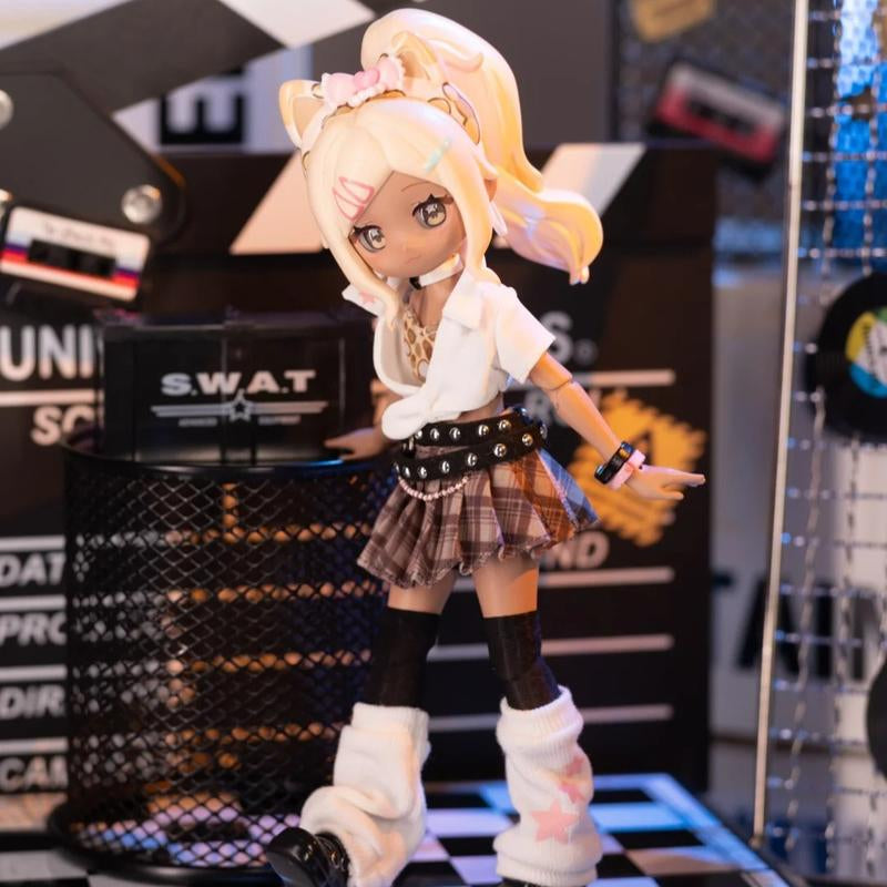 CALEMBOU Electronic Cute Pet Series BJD Blind Box, Electronic Pet Game World 20Cm Ball Jointed Doll, Cute Dress up Doll with Joints Collection Action Figure Toys Playset Birthday Christmas Gifts for Girls Boys