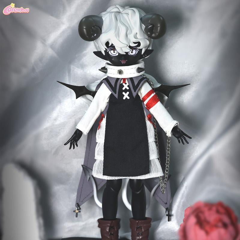 CALEMBOU Cooze Devil Horns Series BJD Blind Box, 1/8 Cute Ball Jointed Blind Box Doll, 8.2 Inches Dress up Doll with Joints, Collectable Action Figure for Birthday Gifts
