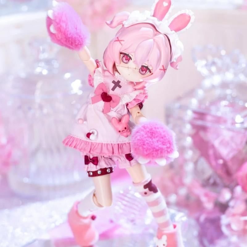 CALEMBOU Electronic Cute Pet Series BJD Blind Box, Electronic Pet Game World 20Cm Ball Jointed Doll, Cute Dress up Doll with Joints Collection Action Figure Toys Playset Birthday Christmas Gifts for Girls Boys