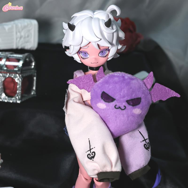 CALEMBOU Cooze Devil Horns Series BJD Blind Box, 1/8 Cute Ball Jointed Blind Box Doll, 8.2 Inches Dress up Doll with Joints, Collectable Action Figure for Birthday Gifts