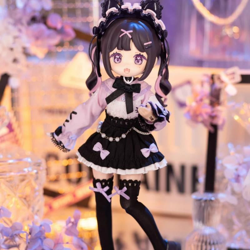 CALEMBOU Electronic Cute Pet Series BJD Blind Box, Electronic Pet Game World 20Cm Ball Jointed Doll, Cute Dress up Doll with Joints Collection Action Figure Toys Playset Birthday Christmas Gifts for Girls Boys